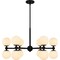 Quoizel Elser Chandelier 12 Lights Matte Black PCELS5031MBK - alternate 1